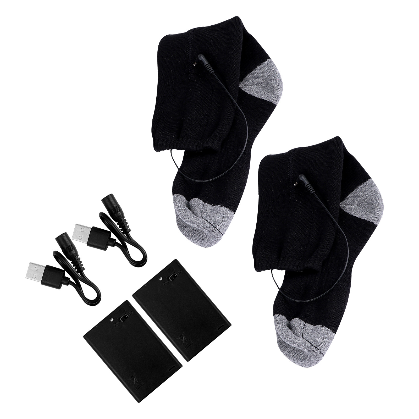Thermal Sock Winter - جوارب مدفأة تعمل بالكهرباء عبر USB،