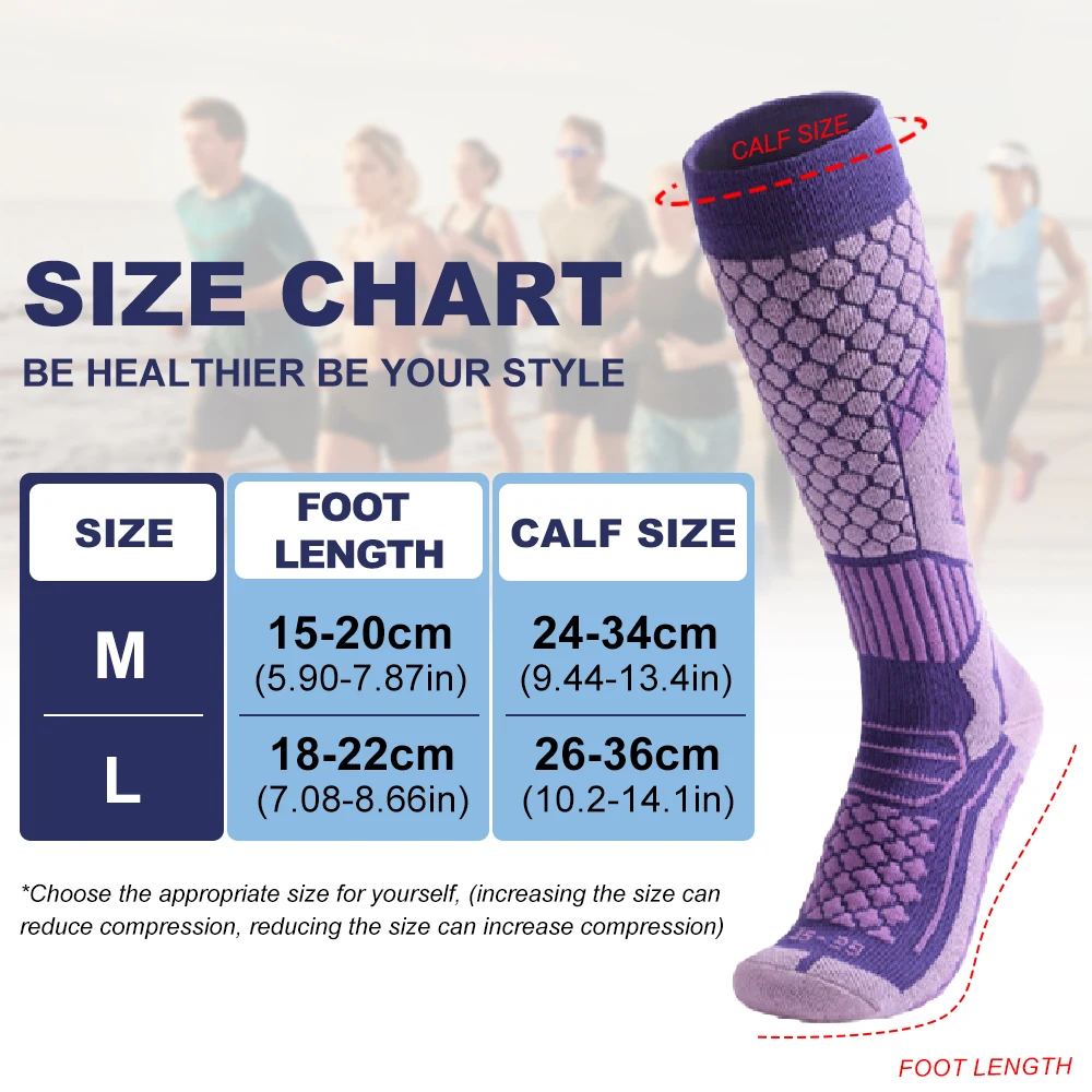 زوج واحد من جوارب التزلج الحرا - مراجعة Thermal Sock Winter وسعره