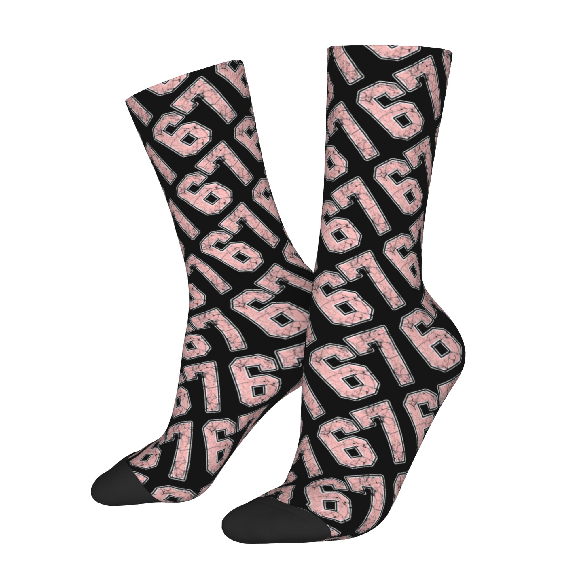 جوارب مخصصة مضحكة برقم سبعة وس - مراجعة Dress Sock Men وسعره