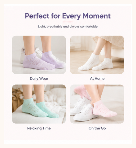 جوارب نسائية قصيرة قابلة للتنف - مراجعة Invisibility Sock Loafer وسعره