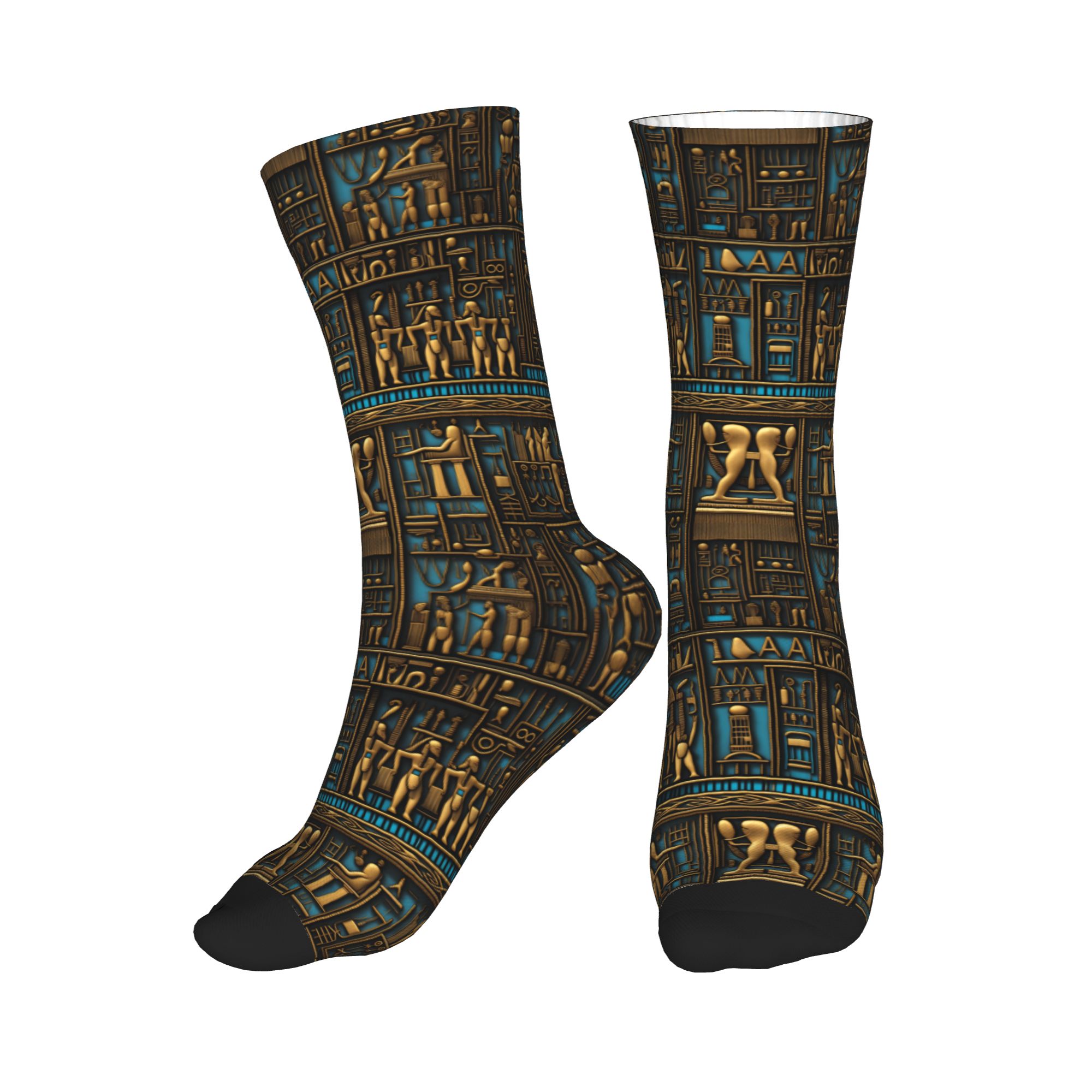 جوارب رجالية مضحكة بنمط فن اله - مراجعة Dress Sock Men وسعره