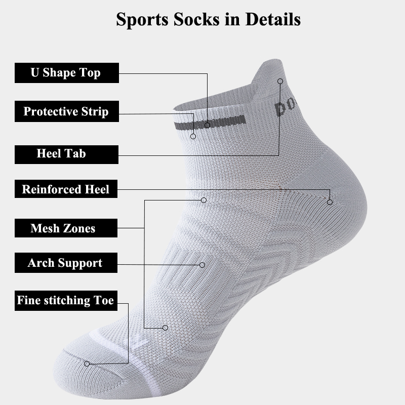 جوارب رياضية للكاحل تمتص العرق - مراجعة Athletic Sock Cushion وسعره