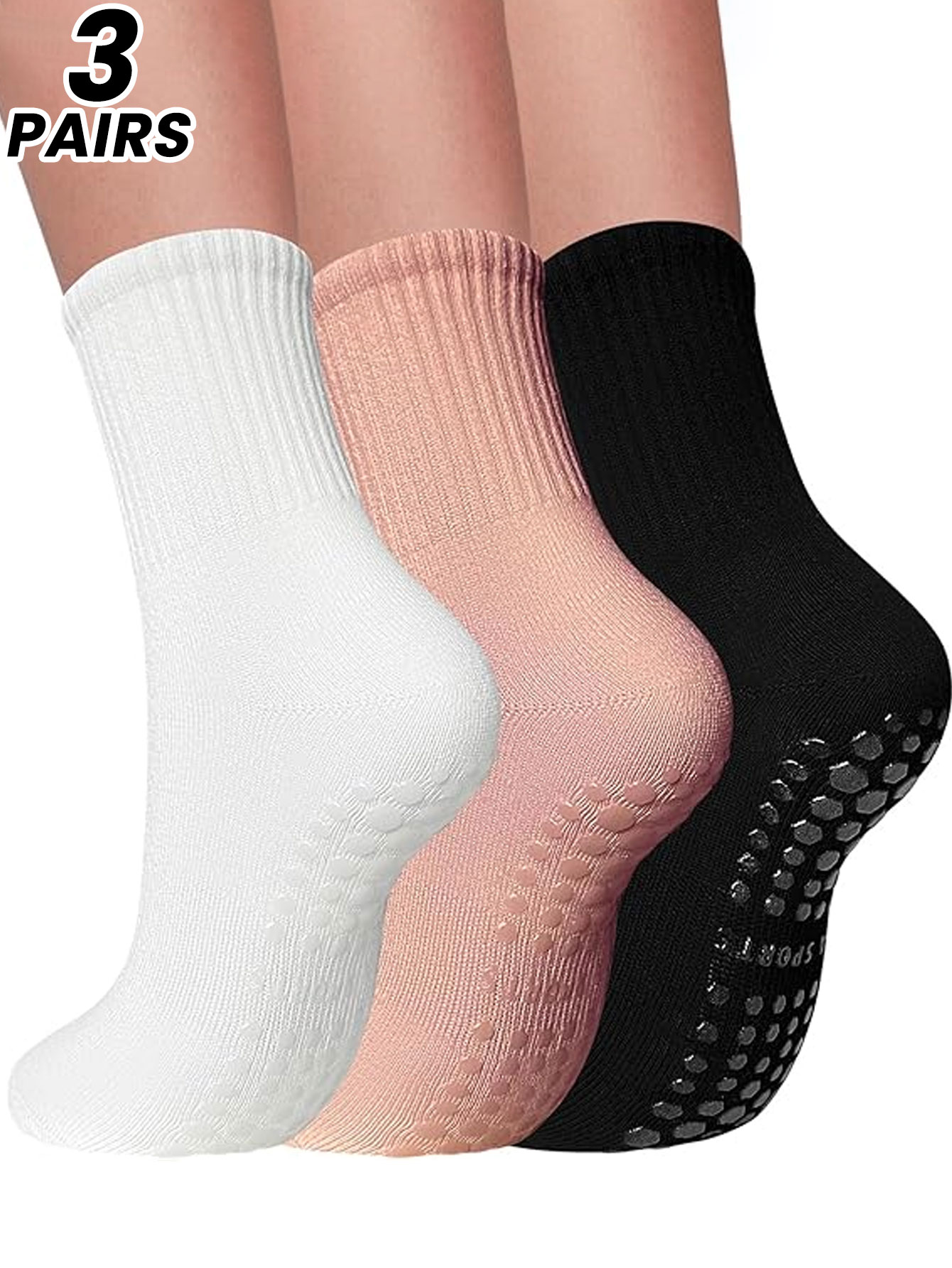 3 أزواج من جوارب اليوغا الاحتر - مراجعة Grip Sock Yoga وسعره
