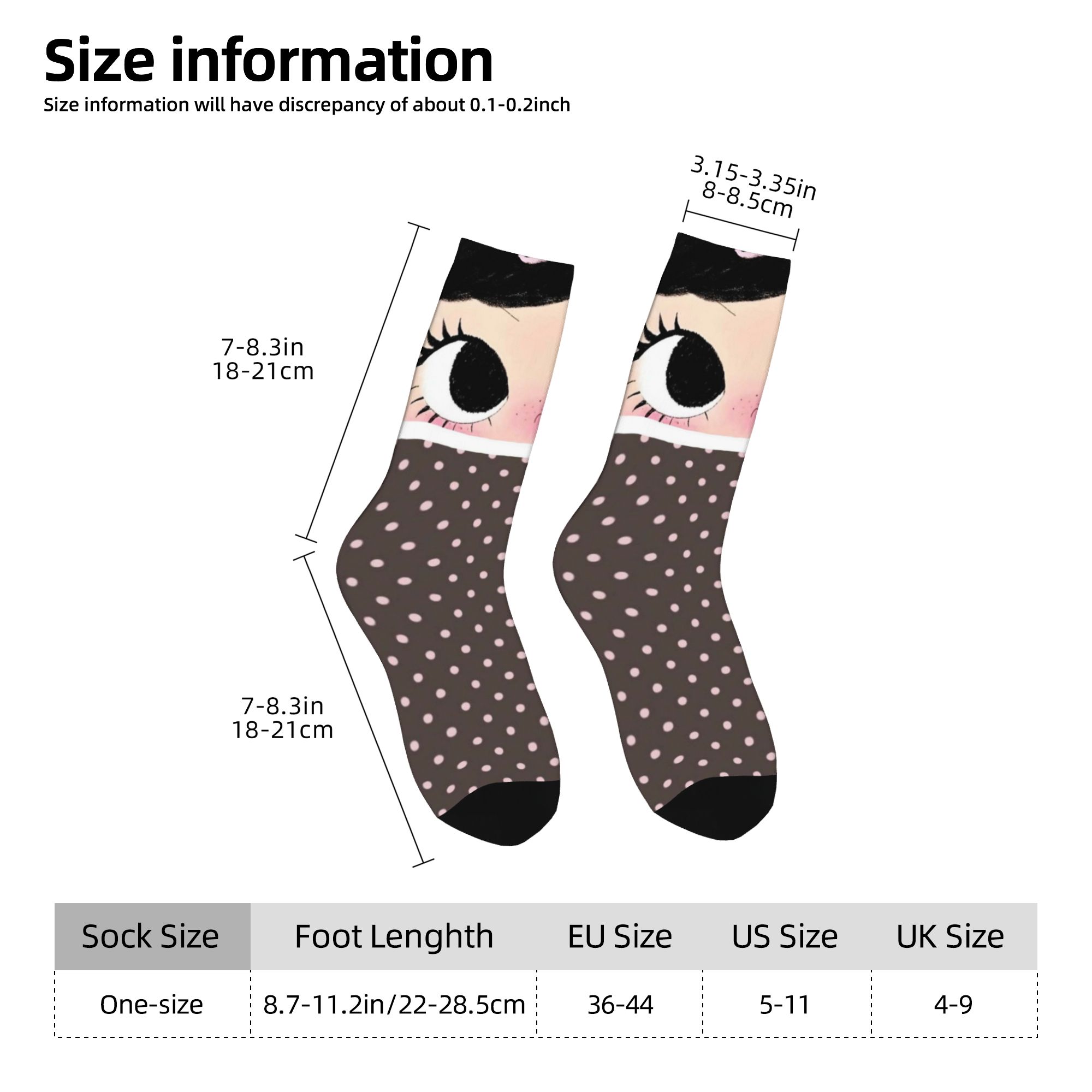 جوارب مخصصة بتصميم فتاة ذات عي - مراجعة Dress Sock Men وسعره