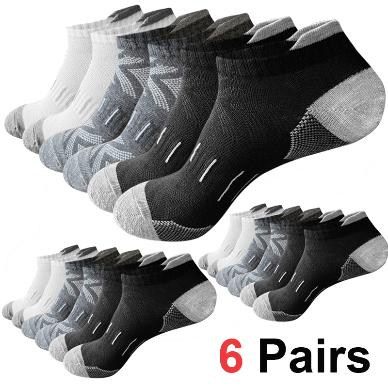 6/12 أزواج من جوارب الكاحل الر - مراجعة Athletic Sock Cushion وسعره